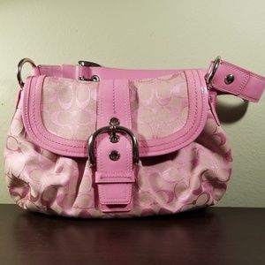 Pink Coach Handbag